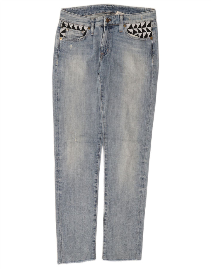 RALPH LAUREN Dame Slim Jeans W27 L28 Blå Bomuld