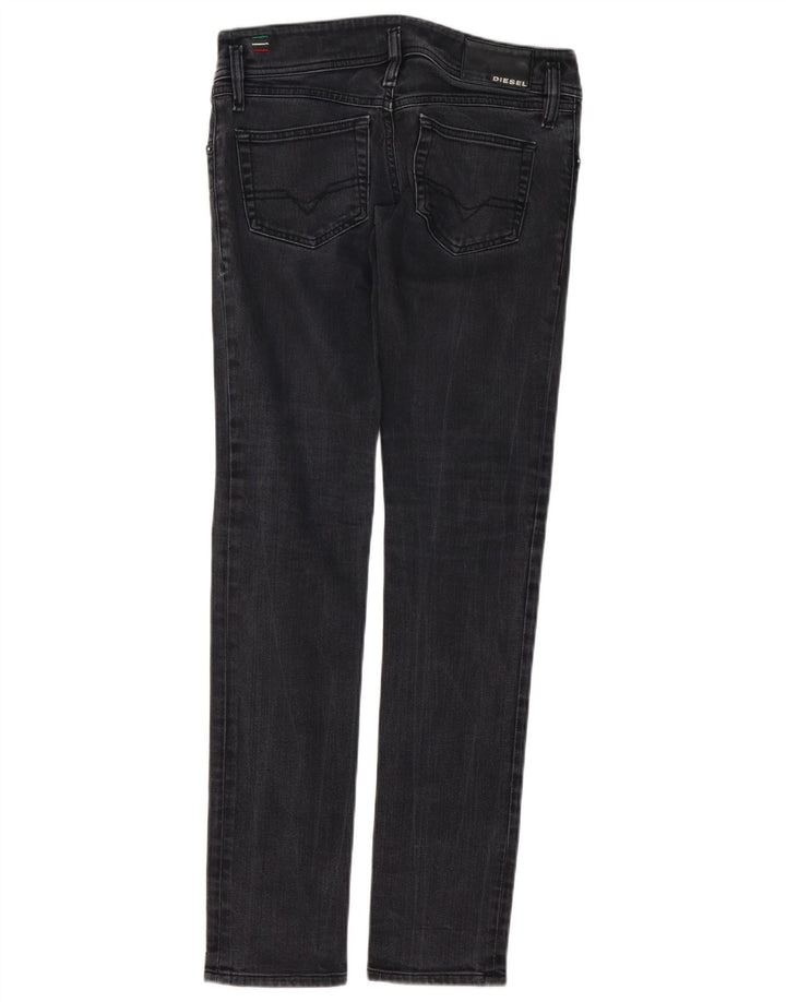 DIESEL Dame Matic Slim Jeans W27 L32 Sort Bomuld