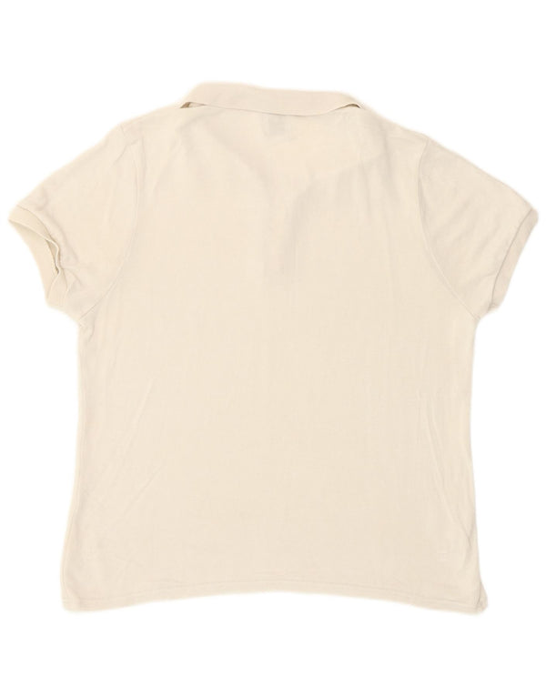 Zara Dame Polo Shirt UK 12 Medium Beige