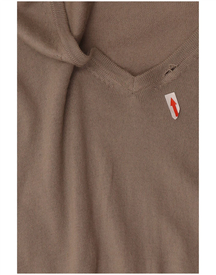 Marks & Spencer Herre Autograph V-hals sweater XL Beige Uld