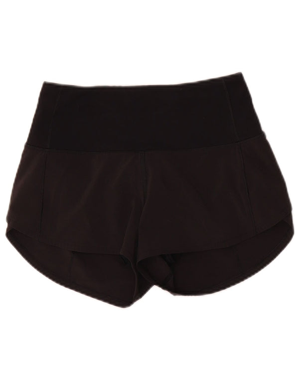 Lululemon sportsshorts til kvinder US 2 XS sort nylon