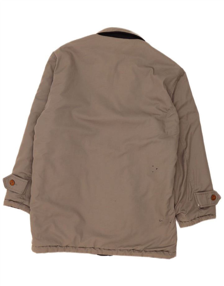 Vintage Herre Vendbar Windbreaker Coat UK 38 Medium Grey
