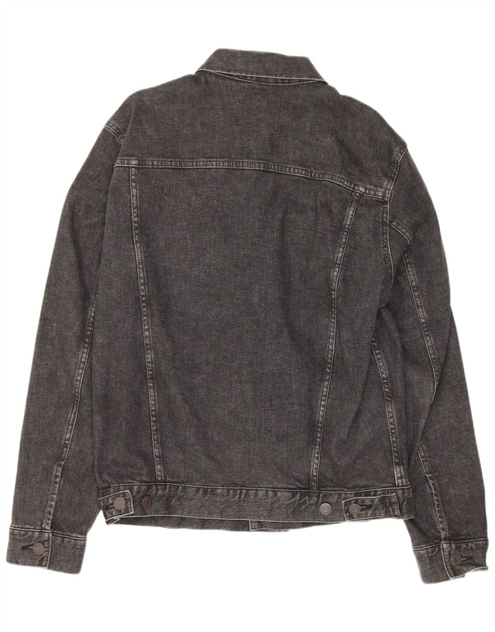 Gap Herre denimjakke UK 34 XS Grå Bomuld