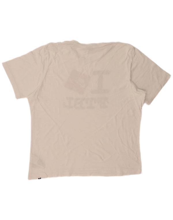 Nike grafisk T-shirt top til mænd 2XL hvid bomuld