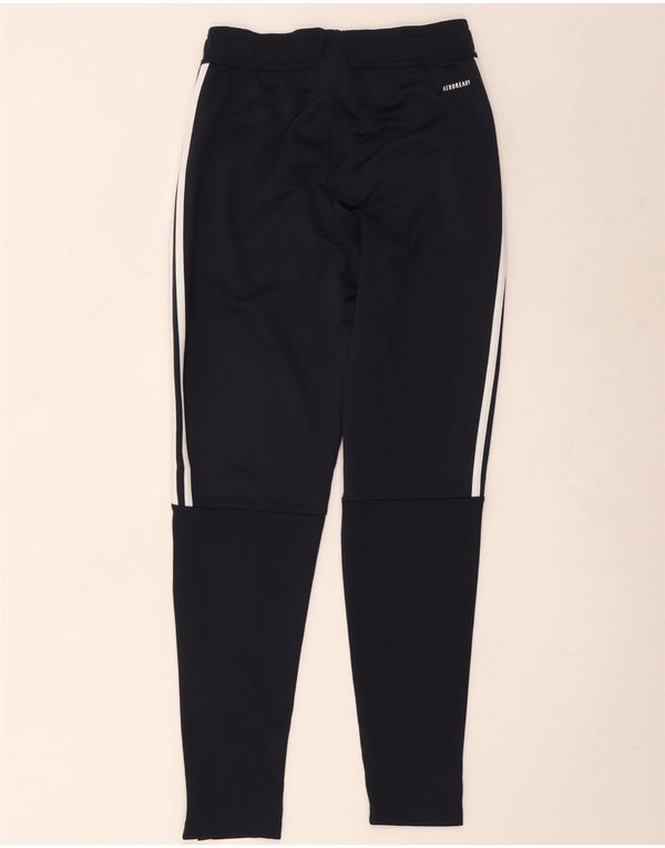 Adidas Aeroready Tracksuit Bukser til kvinder UK 10 Small Navy Blue Polyester