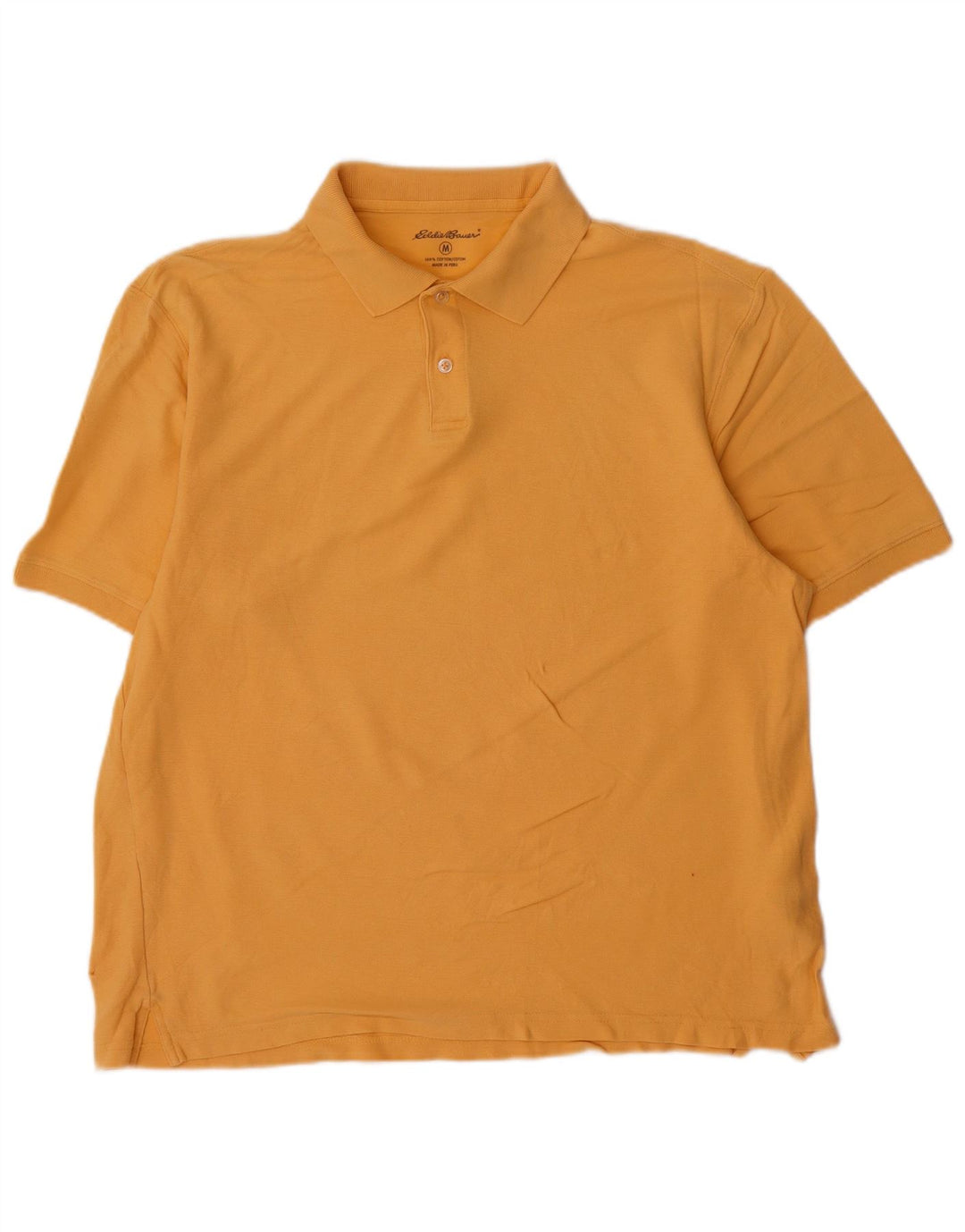 Eddie Bauer herre poloshirt Medium gul bomuld