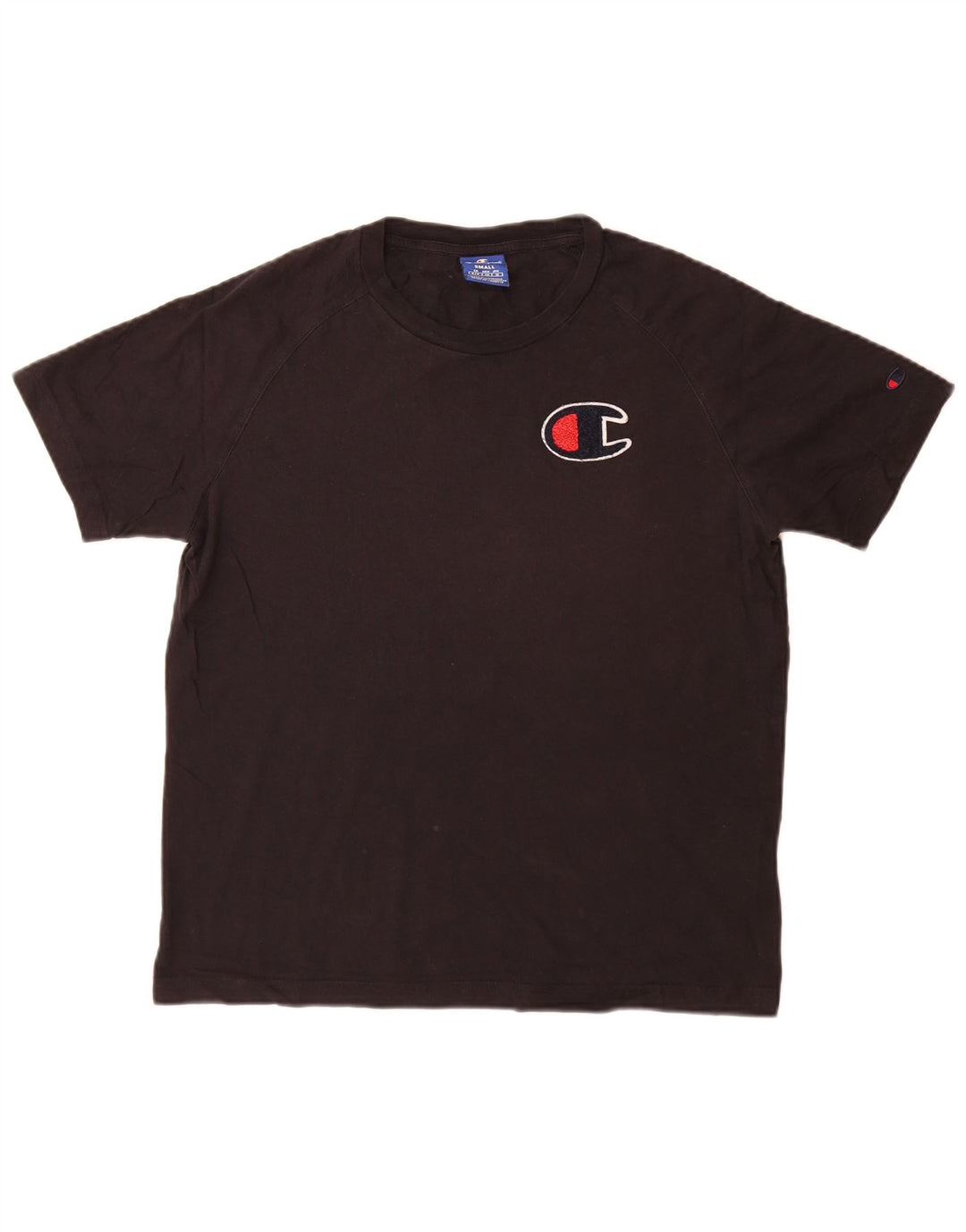 Champion Herre grafisk T-shirt top lille sort bomuld