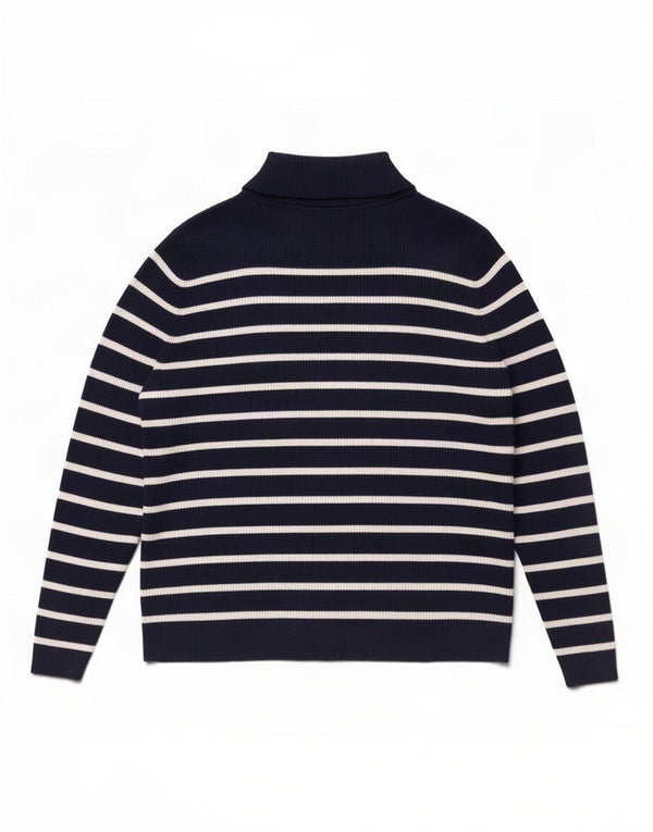 Marks & Spencer Womens Turtle Neck Jumper Sweater UK 20 2XL Navy Blue