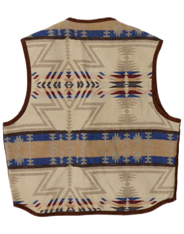 MULTIBLU Herrevest UK 40 Large Beige Fair Isle