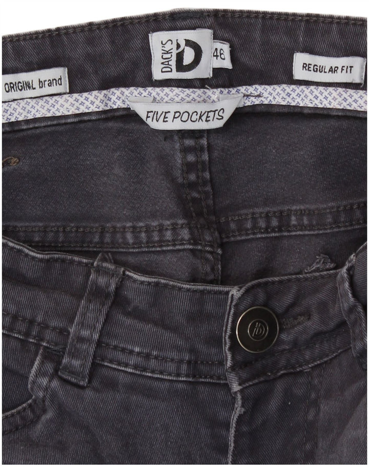 Dacks Dame Regular Fit Straight Jeans IT 46 Large W32 L30 Marineblå