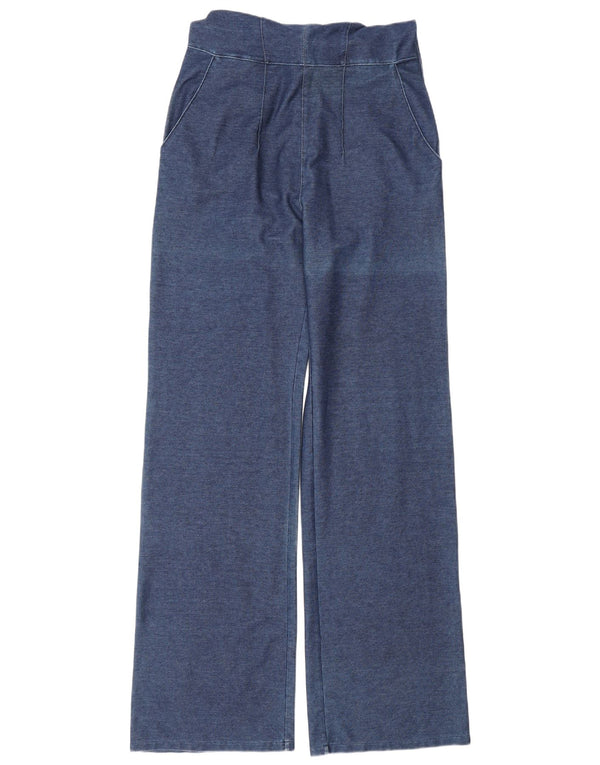 Damyller Damyler ærmeløs denim Jumpsuit UK 10 Small Navy Blue Cotton