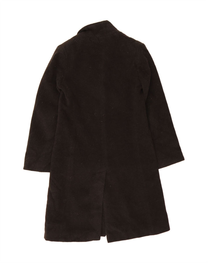 JIGSAW Womens Overcoat UK 10 Small Black Wool Vintage Jigsaw and Second-Hand Jigsaw from Messina Hembry 