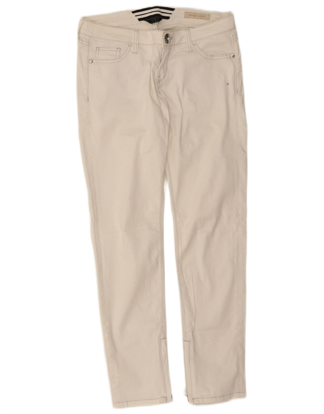 Guess Beverly Skinny Jeans til kvinder W28 L28 Hvid