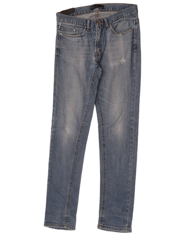 Zara Herre Slim Jeans EU 42 Large W32 L34 Blå