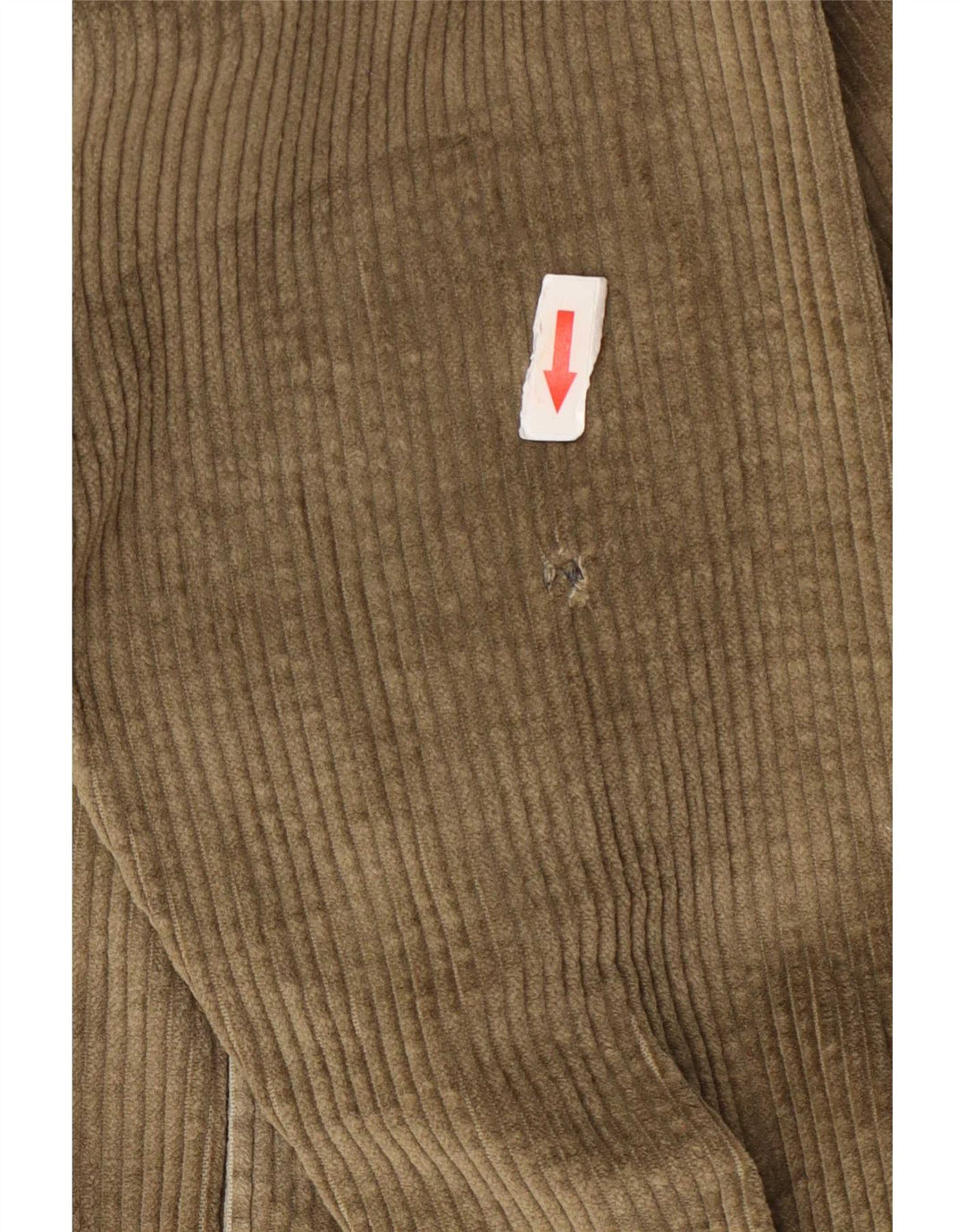 Energie Herre Corduroy Skjorte Stor Khaki Bomuld