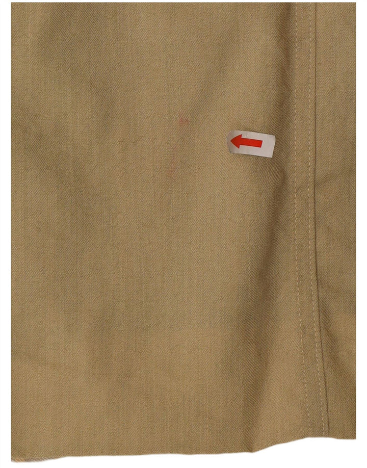 Marella Dame 5 Knapper Oversized Blazer Jacket UK 10 Small Khaki Wool