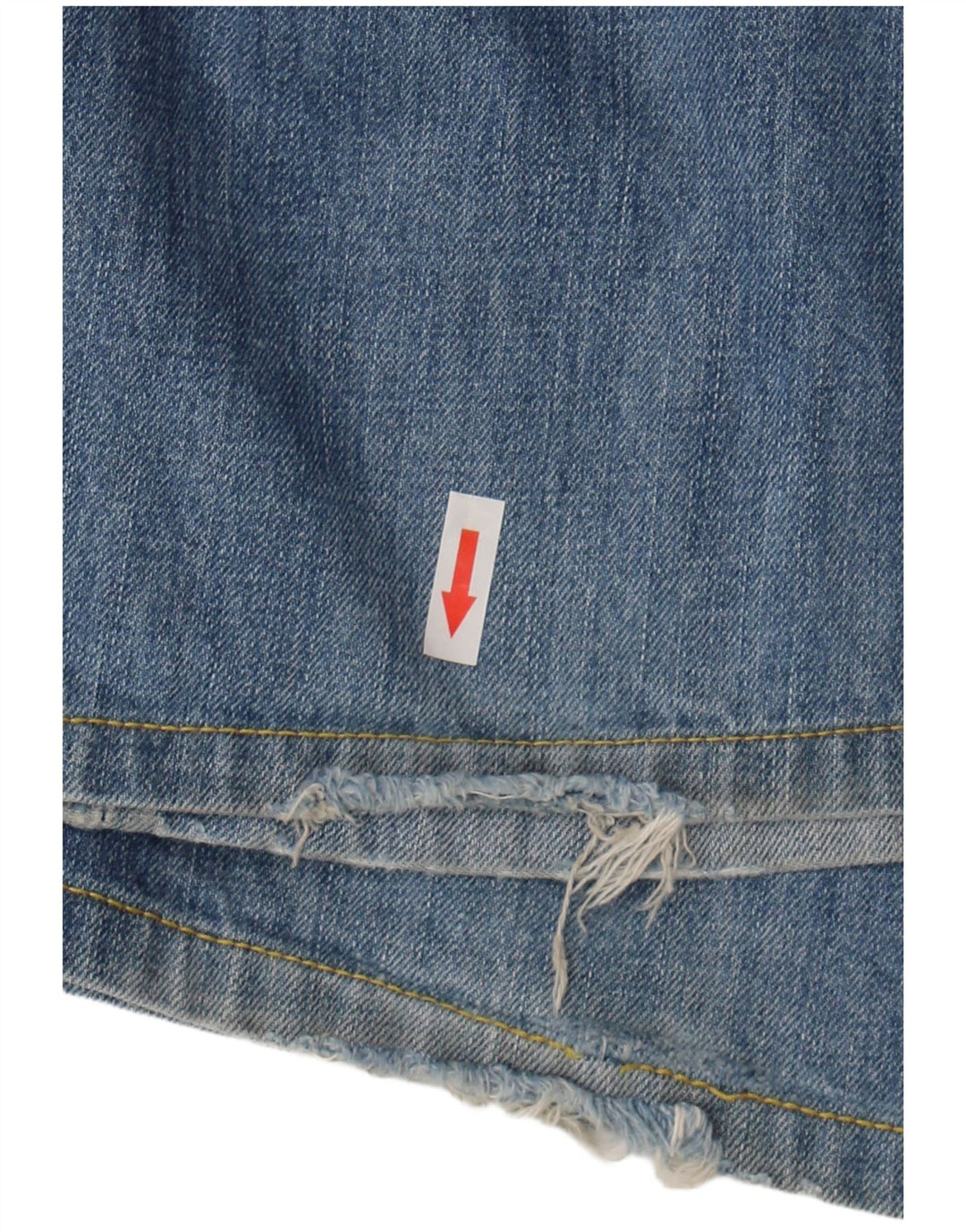 Replay Herre Distressed Straight Jeans W34 L30 Blå Bomuld