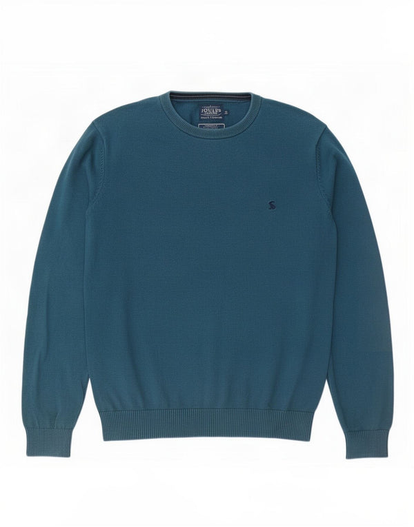 Joules Herre Crew Neck Jumper Sweater Medium Blue Bomuld