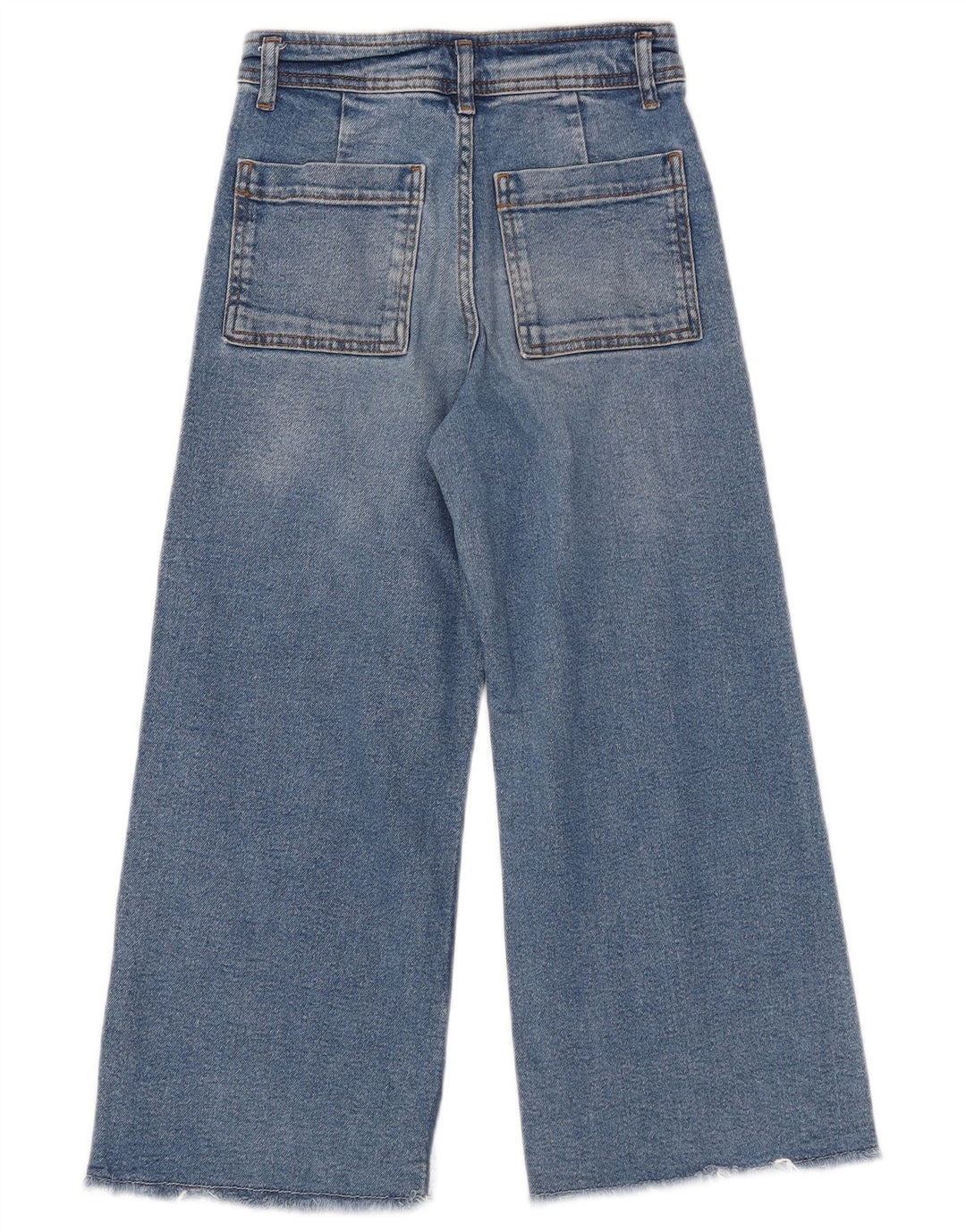 ZARA Piger Jeans med brede ben 9-10 år W24 L22 Blå