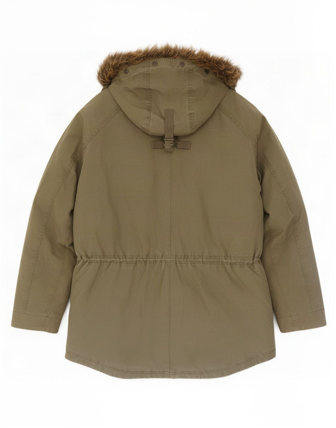 Timberland Herre Hooded Parka Jacket UK 38 Medium Khaki