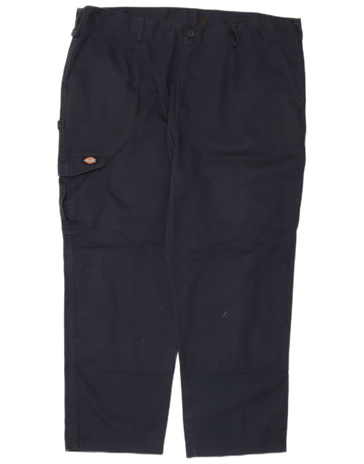 Dickies Straight Cargo bukser til mænd W44 L28 Marineblå polyester
