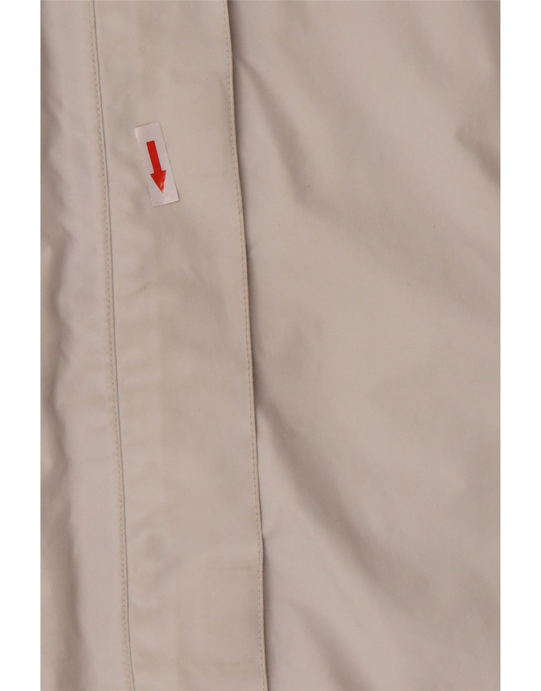Helly Hansen Regnjakke med hætte til kvinder UK 14 Medium Off White Colourblock