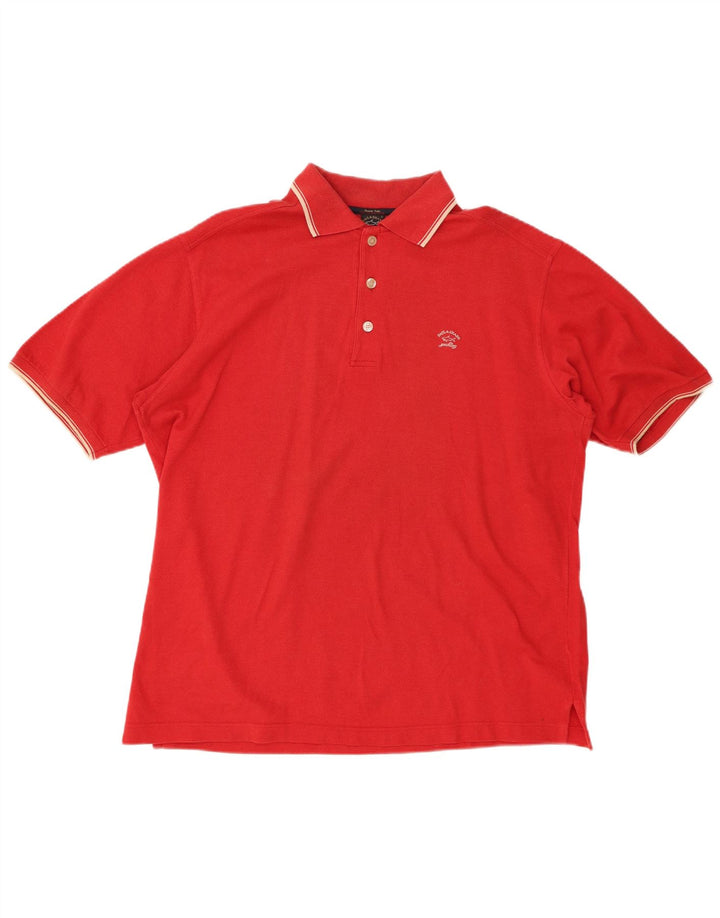 PAUL & SHARK Herre poloshirt Medium Rød