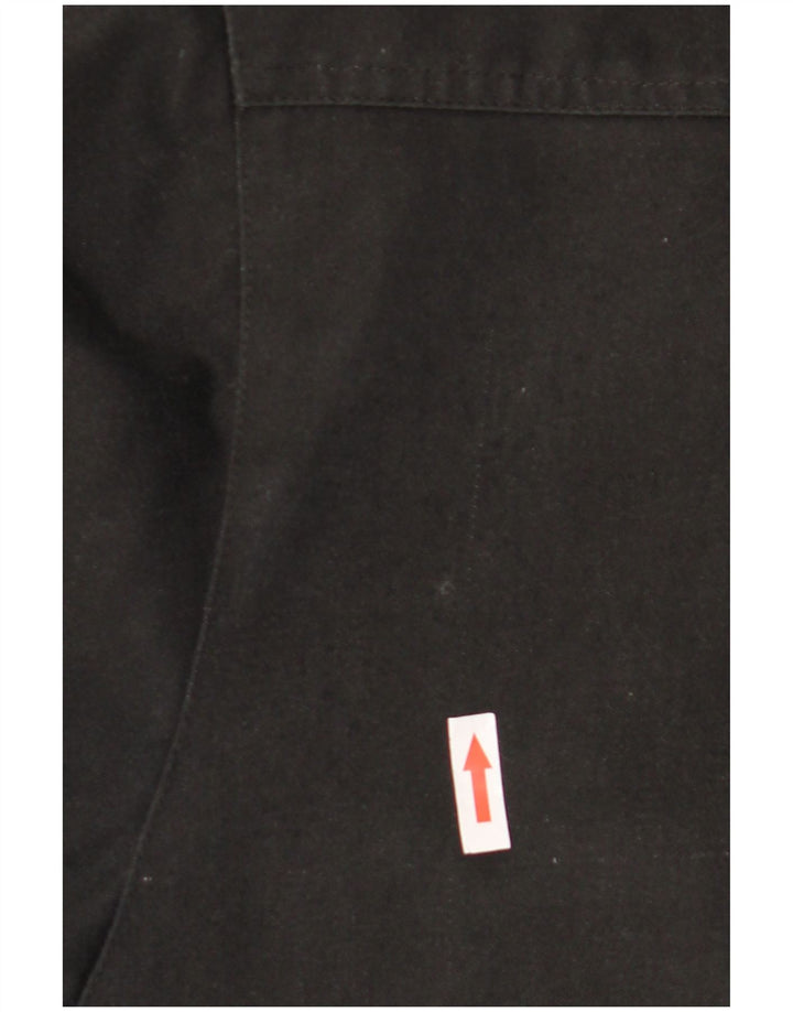 Vintage Sherpajakke til kvinder UK 20 2XL Sort