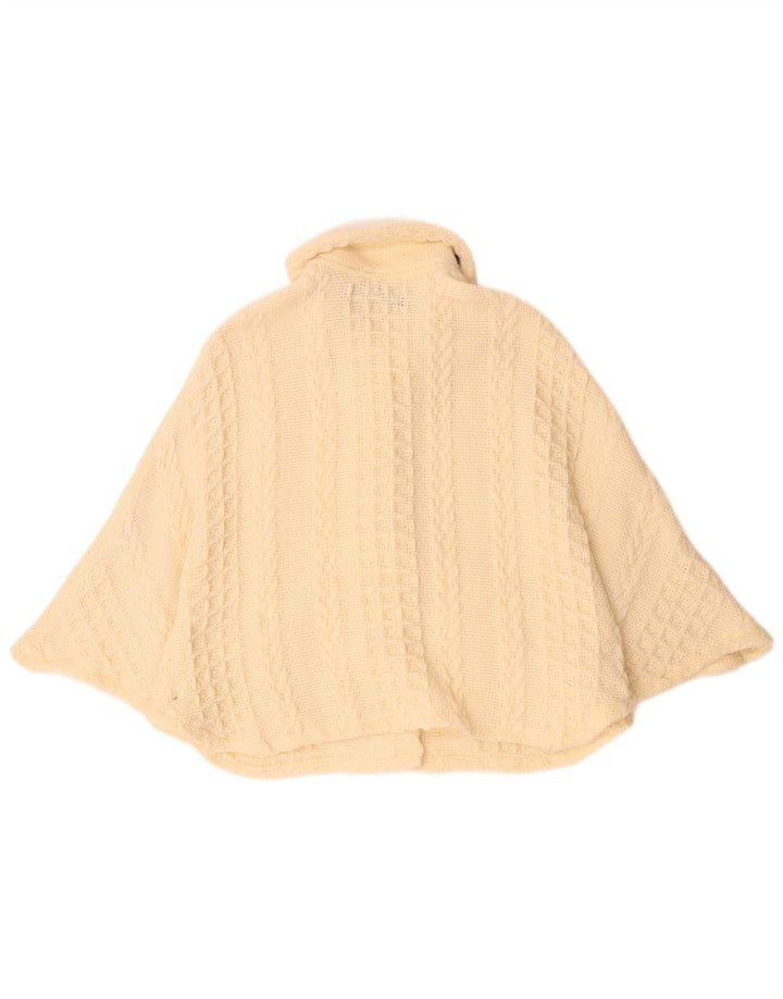 JOHN BRANIGAN Ponchotrøje til kvinder One Size Off White