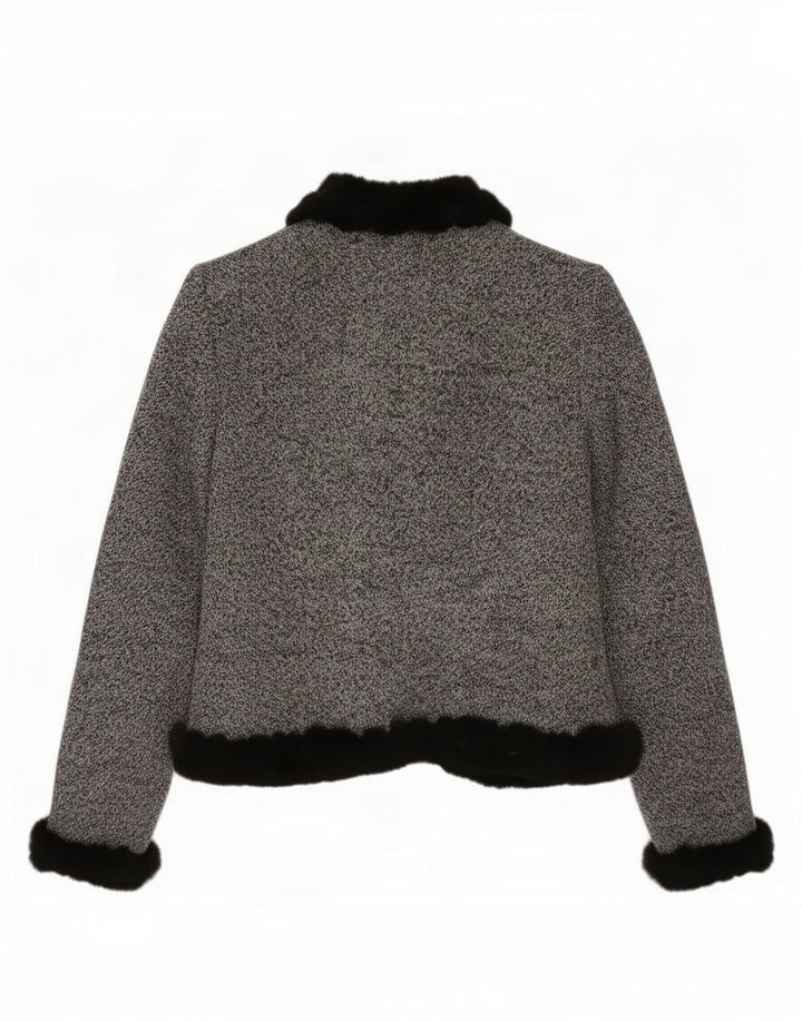 Gai Mattiolo Dame Blazer Jacket IT 44 Medium Grå Uld