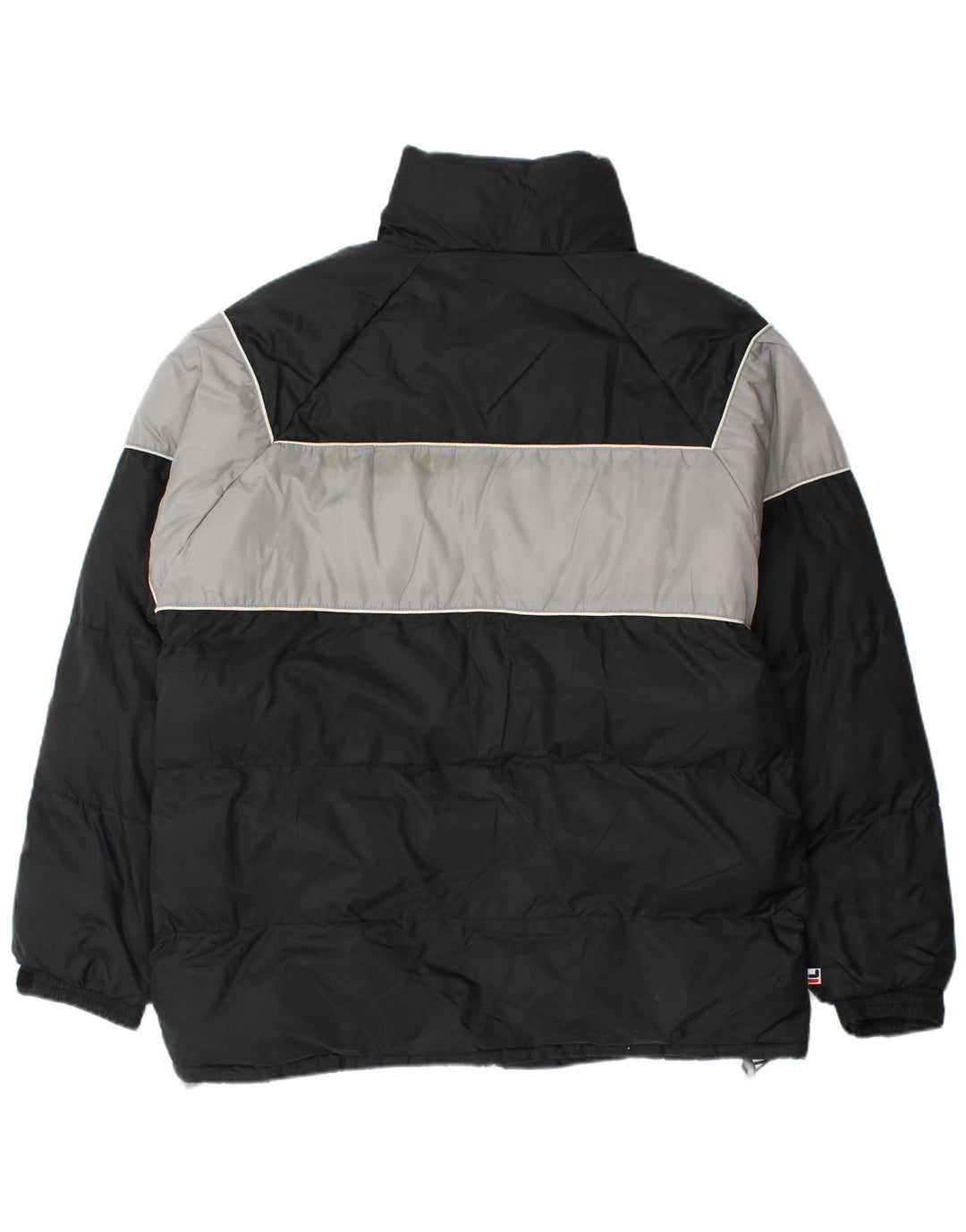 Fila Polstret Herrejakke UK 40 Stor Sort Colourblock Nylon