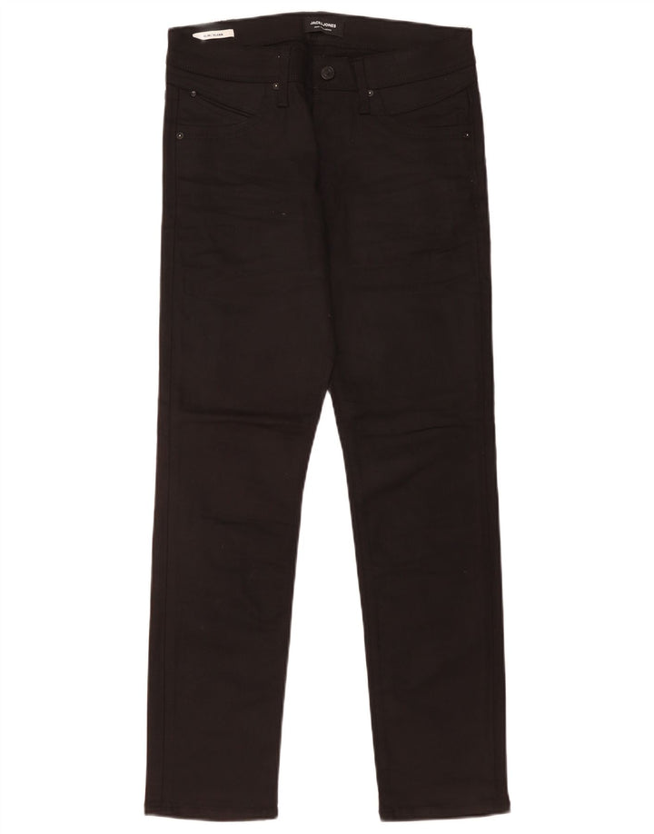 Jack & Jones Herre GLENN Slim Jeans W31 L30 Sort Bomuld