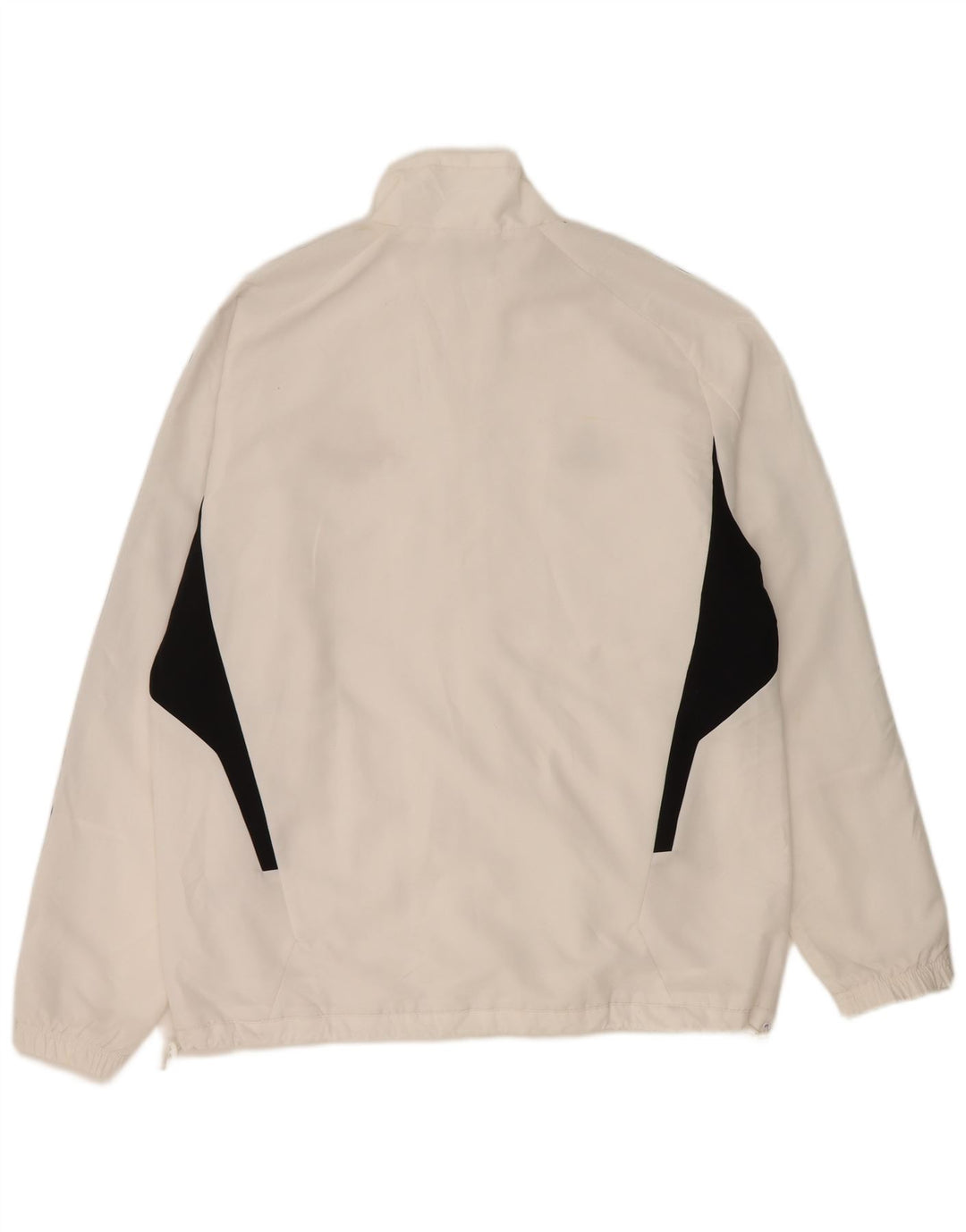 Adidas Træningsdragt til mænd Topjakke UK 42/44 Stor hvid Colourblock Polyester