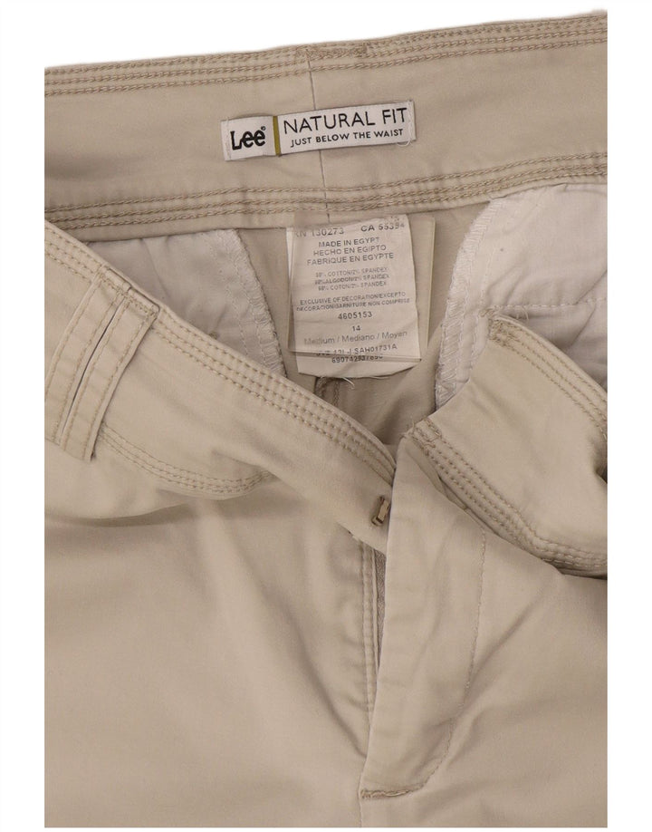 Lee Dame Capri Bukser US 14 XL W36 L21 Hvid Bomuld