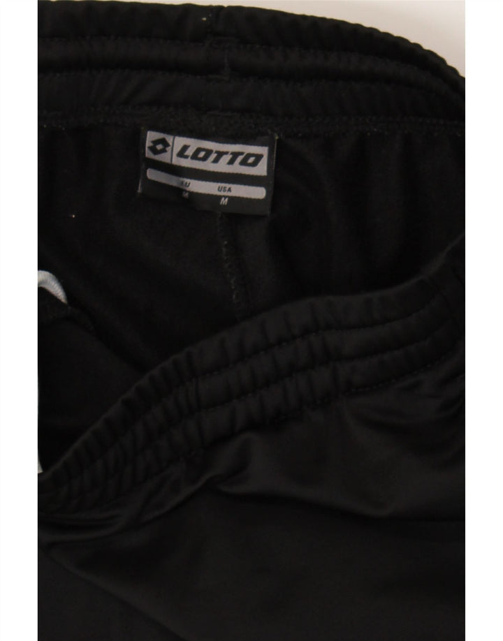 LOTTO Womens Tracksuit Trousers UK 14 Medium Black Vintage Lotto and Second-Hand Lotto from Messina Hembry 