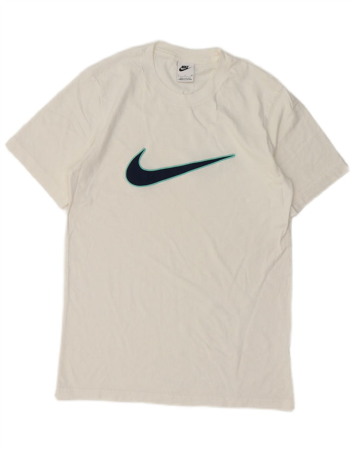 Nike grafisk T-shirt top til mænd, lille hvid