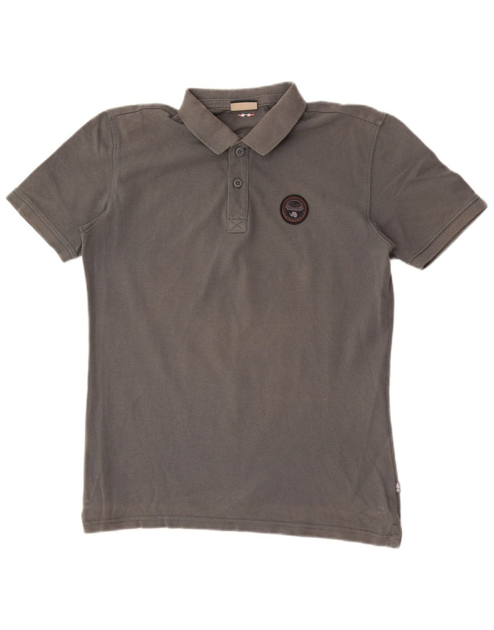 Napapijri Herre Geographic Polo Shirt Lille Grå