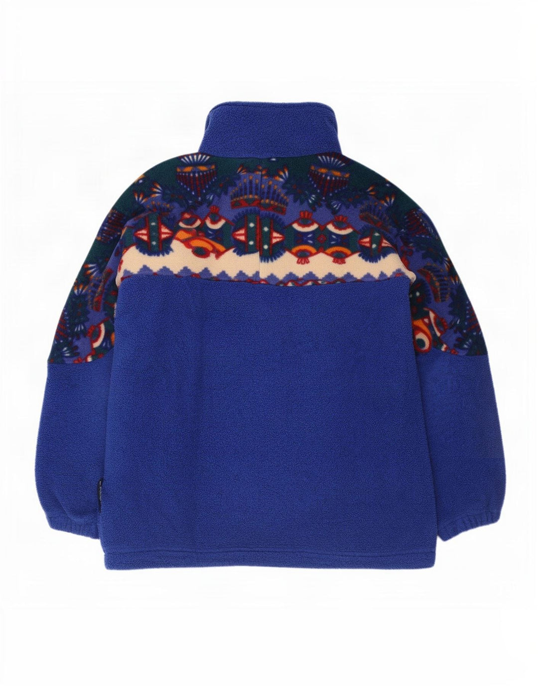 Cape Horn Herre lynlås hals Fleece Jumper Medium Blå Geometrisk Polyester