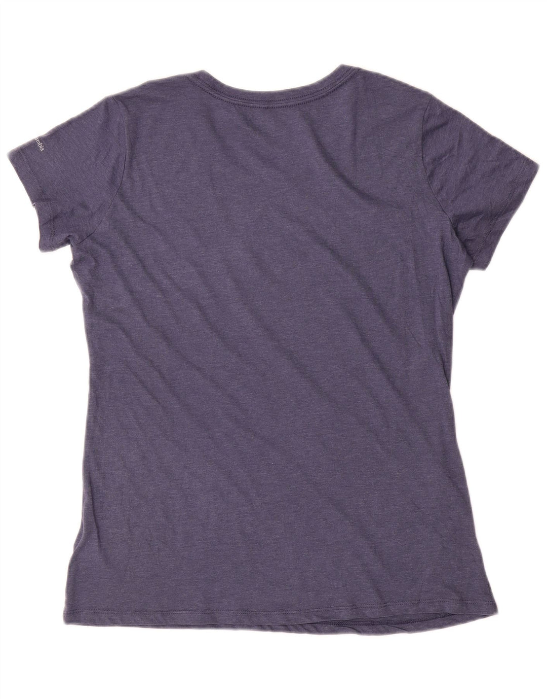 Columbia Womens Grafisk T-Shirt Top UK 16 Large Navy Blue Polyester