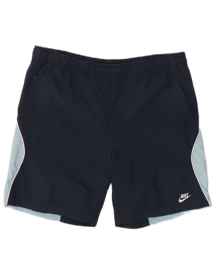 Nike Badeshorts til mænd Small Navy Blue Colourblock