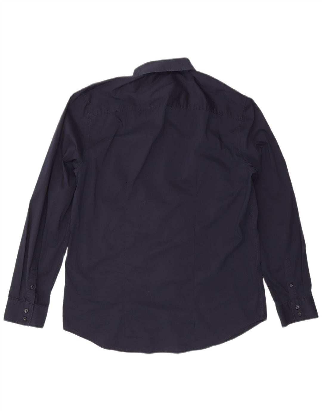 Guess Herre Slim Fit skjorte XL marineblå bomuld