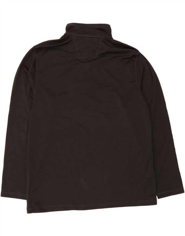 IZOD Mens Big & Tall Zip Neck Pullover Tracksuit Top XL Black Polyester Vintage Izod and Second-Hand Izod from Messina Hembry 