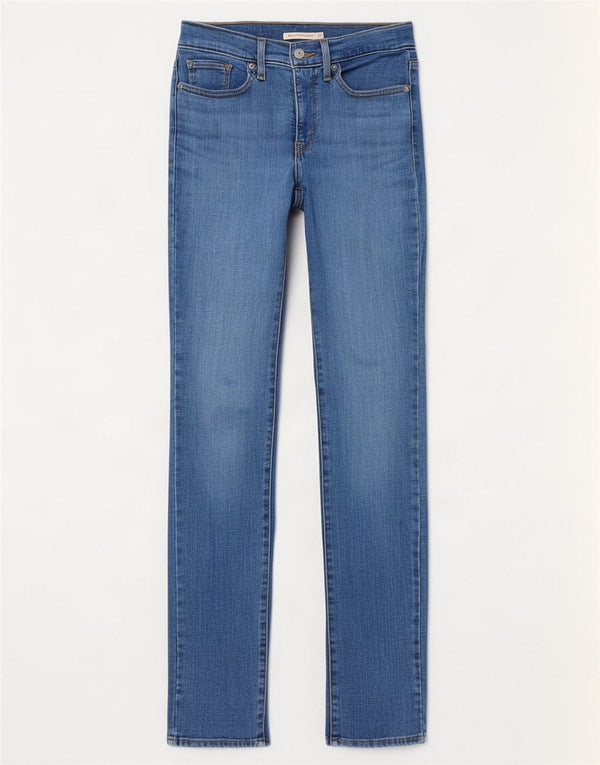Levi's Slim Jeans til kvinder W28 L34 blå bomuld