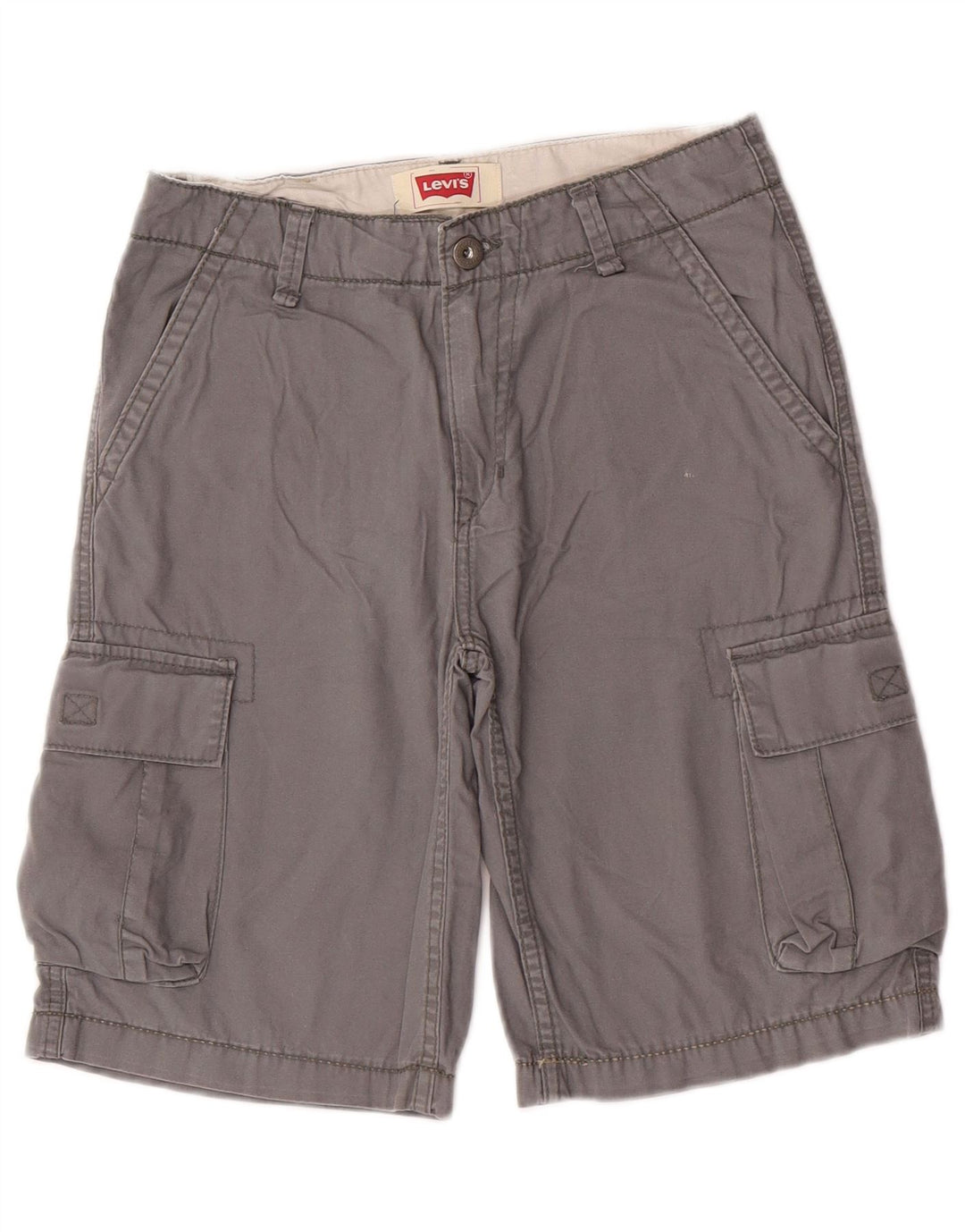 Levi's Boys Cargo Shorts 13-14 år W27 Grå Bomuld