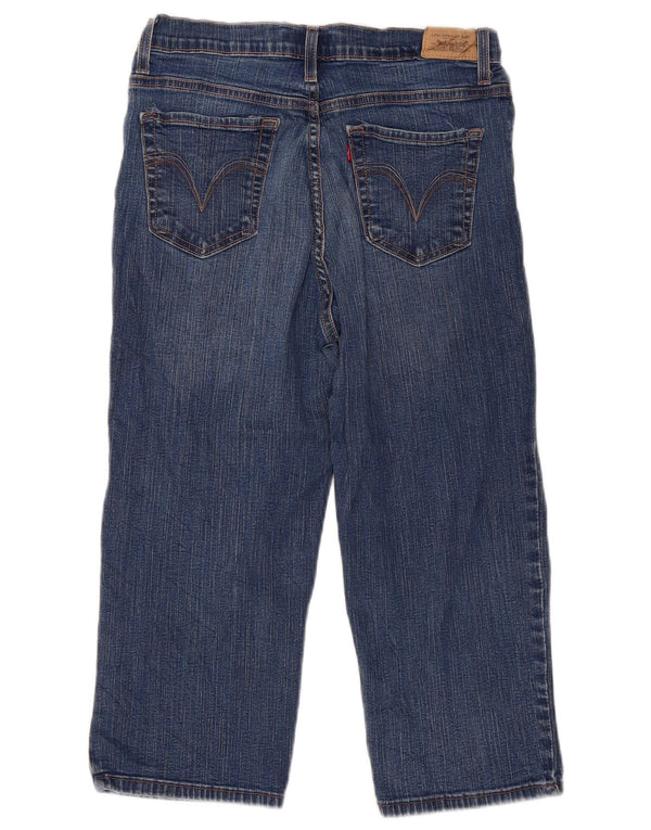 Levi's Girls 512 Capri Jeans 9-10 år W30 L20 blå bomuld