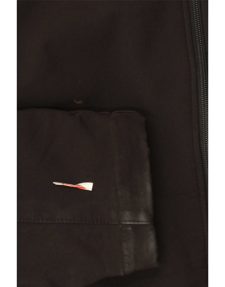 Mountain Warehouse Herre Hooded Windbreaker Jacket UK 36 Small Black
