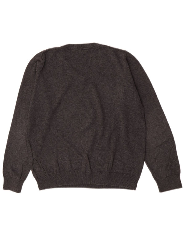 Marks & Spencer Boys V-hals sweater 11-12 år Grå bomuld