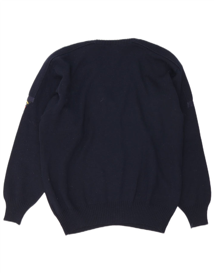 Paul & Shark Herre V-hals sweater XL marineblå