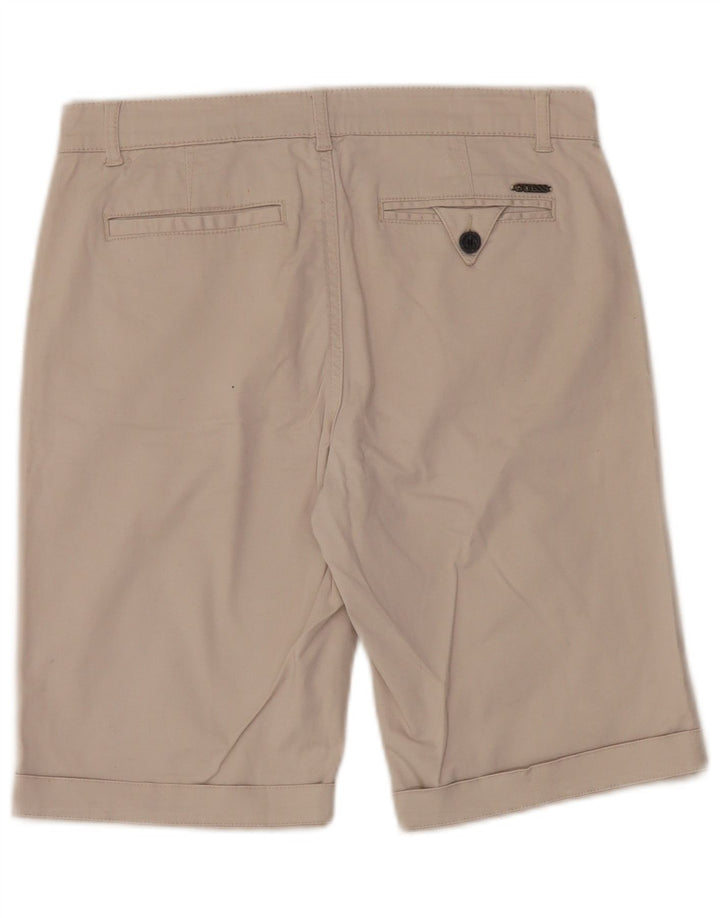 Guess Boys Chino Shorts 15-16 år XL W30 Beige Bomuld