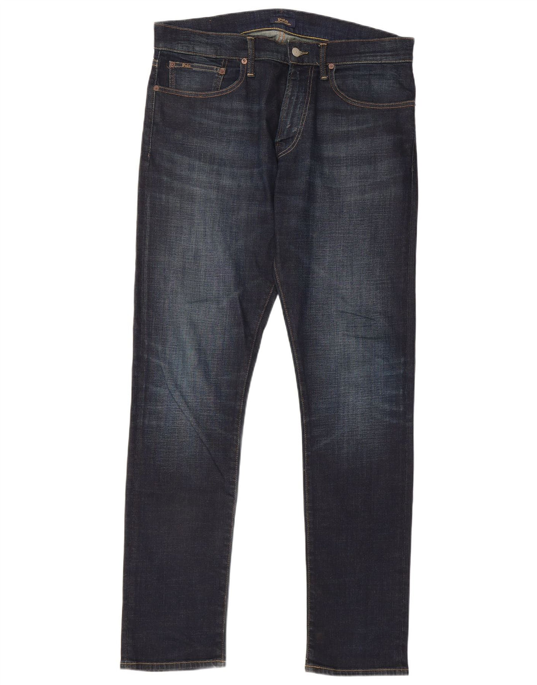 POLO RALPH LAUREN Slim Jeans til mænd W33 L34 Marineblå Bomuld